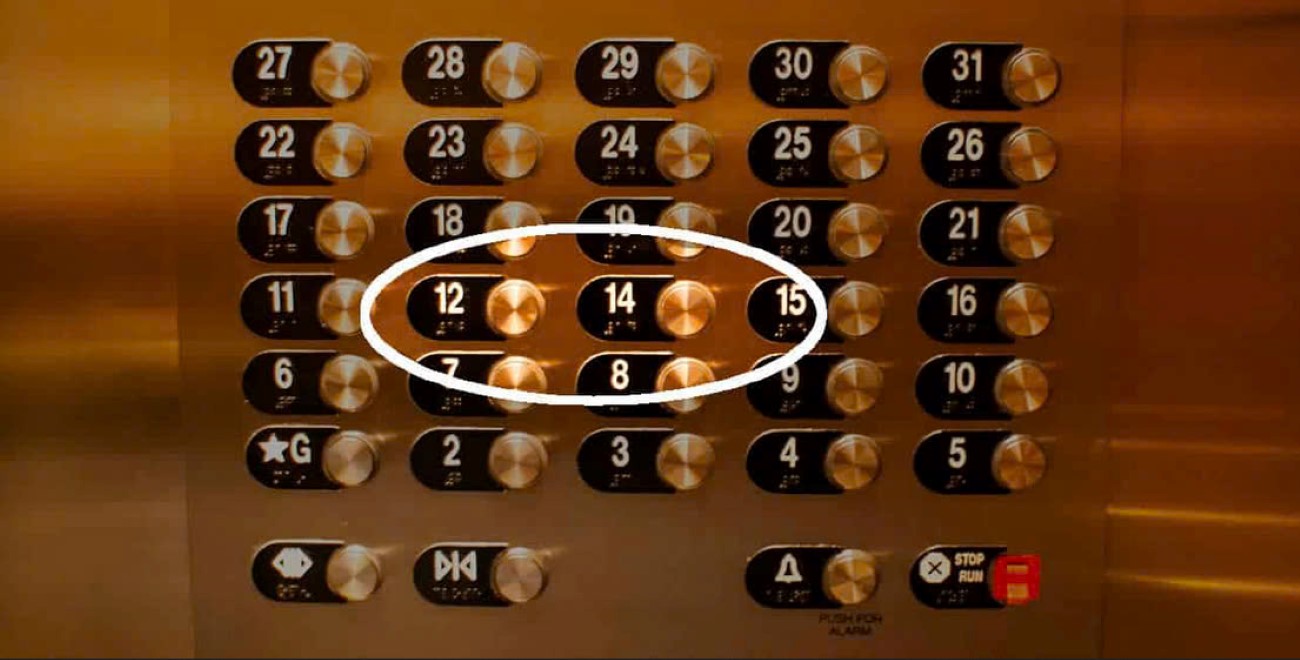 Khach San Rs Thang máy không có tầng 13