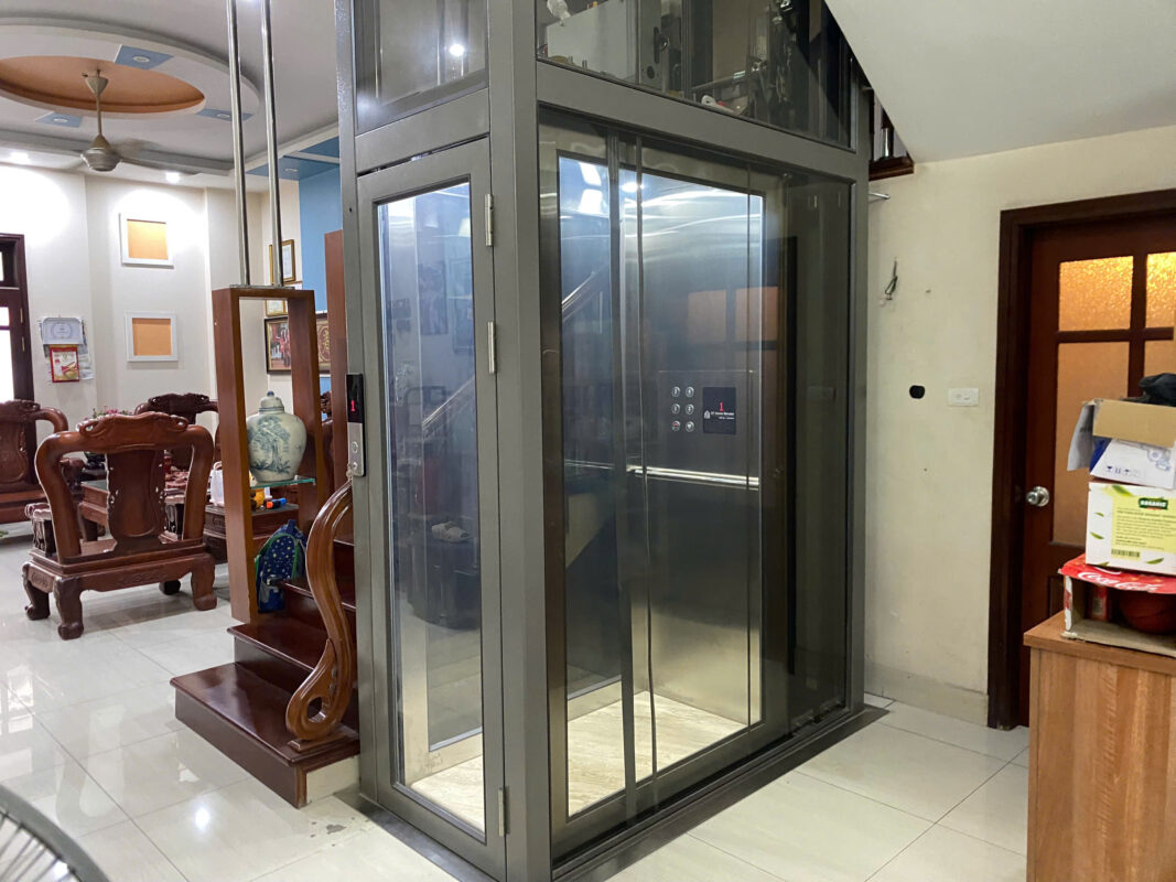 công trình thang máy hoàng mai