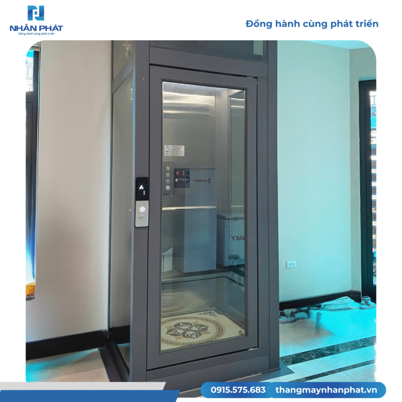 5 Thang máy gia đình 4 mặt kính