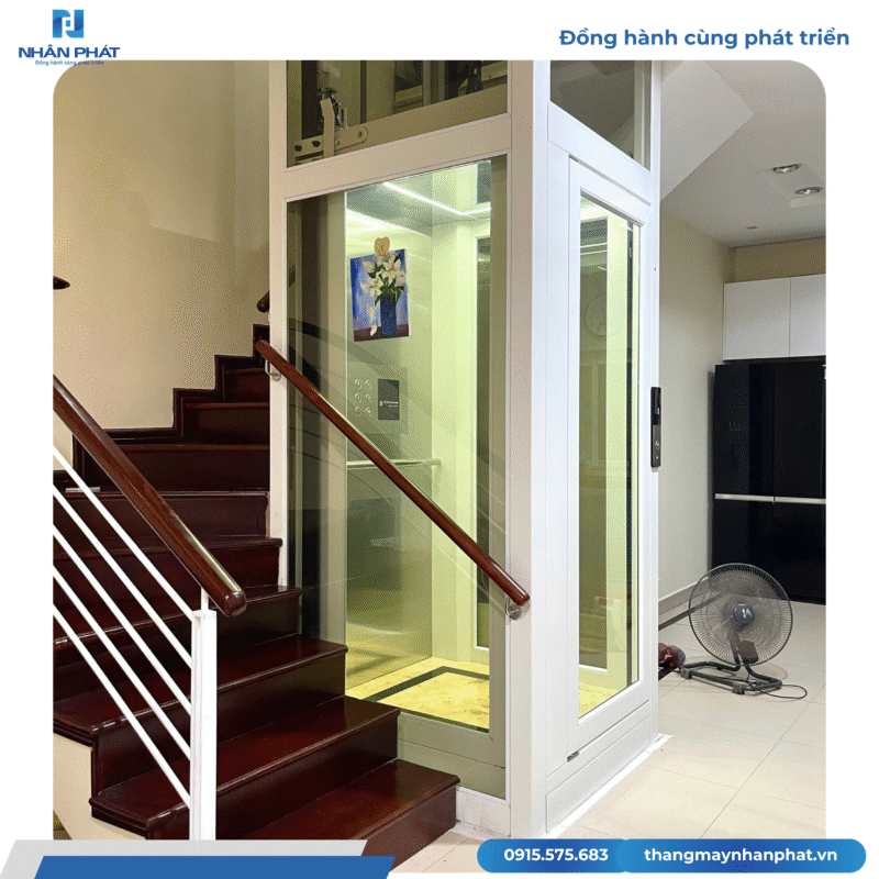 19 Thang máy cửa bản lề 1 cánh