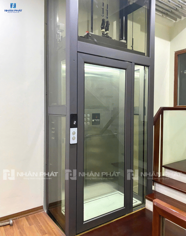 20 Lắp đặt thang máy gia đình Nhân Phát