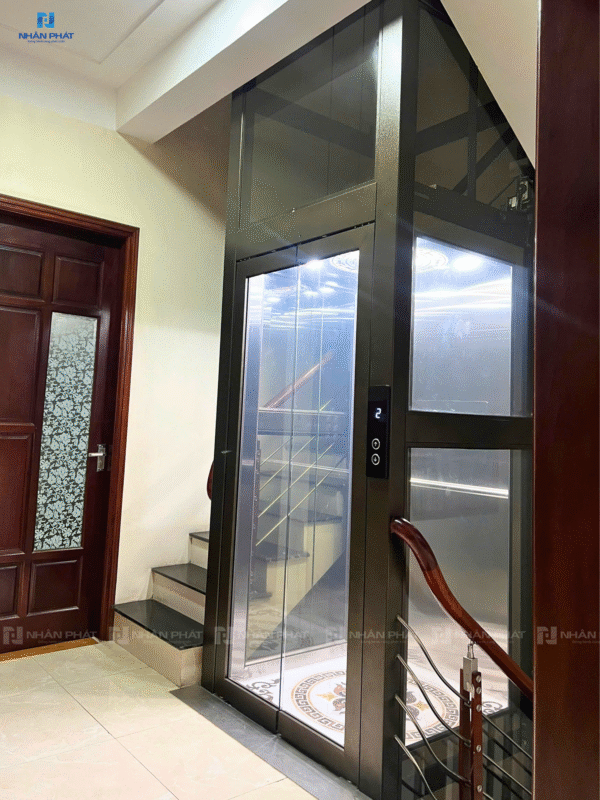128 Lắp đặt thang máy gia đình